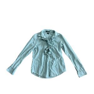Ralph Lauren vintage 90s ruffle button down shirt blouse